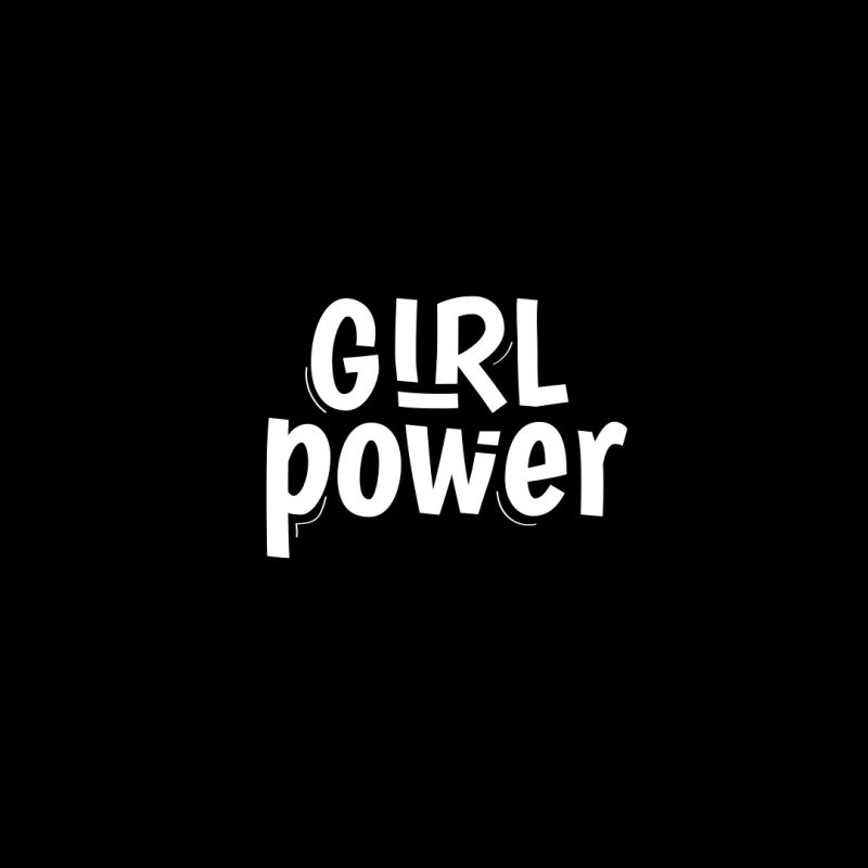 هودی مشکی طرح girl power