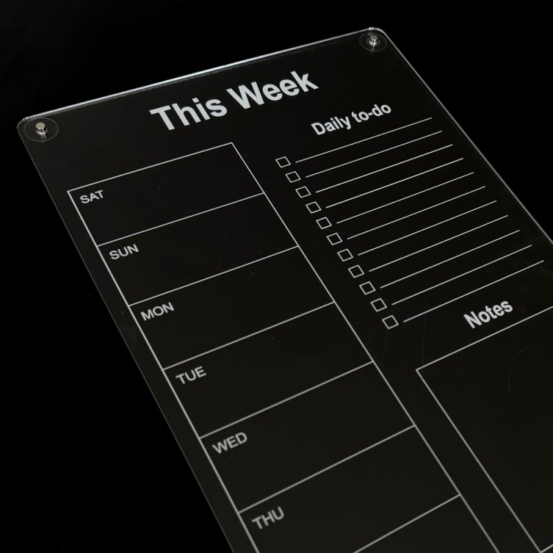 نوت شیشه ای رویخچالی This Week - سفید